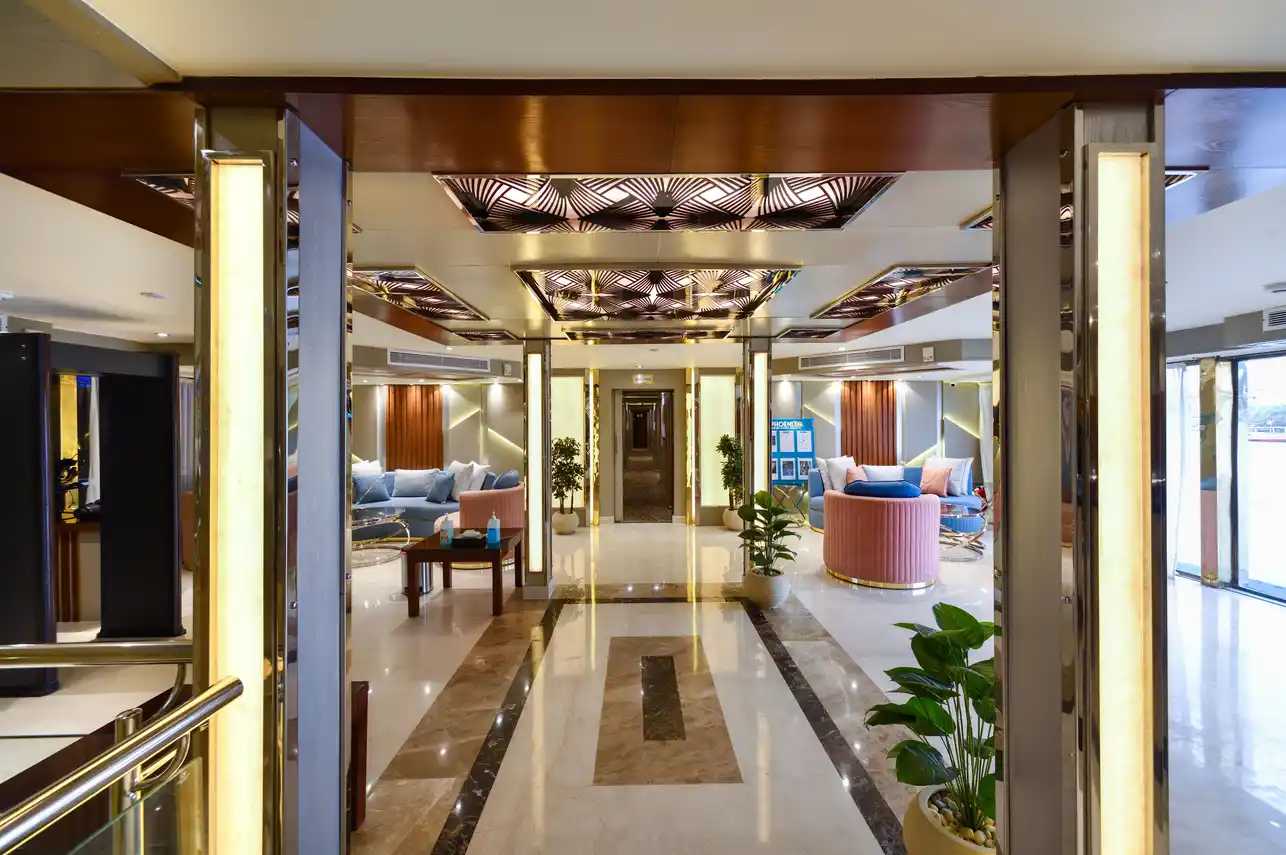 Lounge aboard the Nile Treasure Nile Cruise Nile cruise